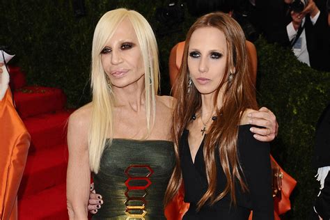 allegra versace beck|donatella versace and daughter.